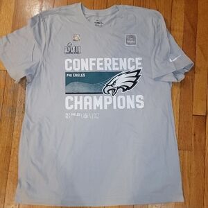 Nike Gray Conference Champions Eagles T-Shirt